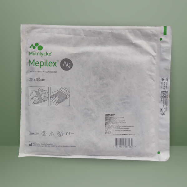 Mepilex Ag Antimicrobial Foam Dressing (20 x 50 cm) 287510