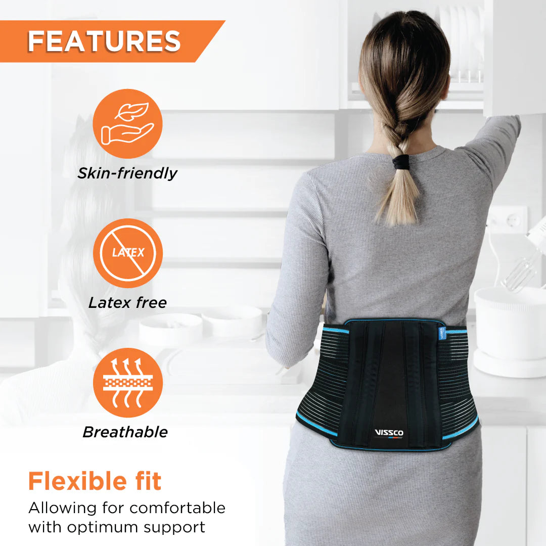 VISSCO PRO Lumboset Advance 2103 – Lumbosacral Support | Low Back Pain Relief