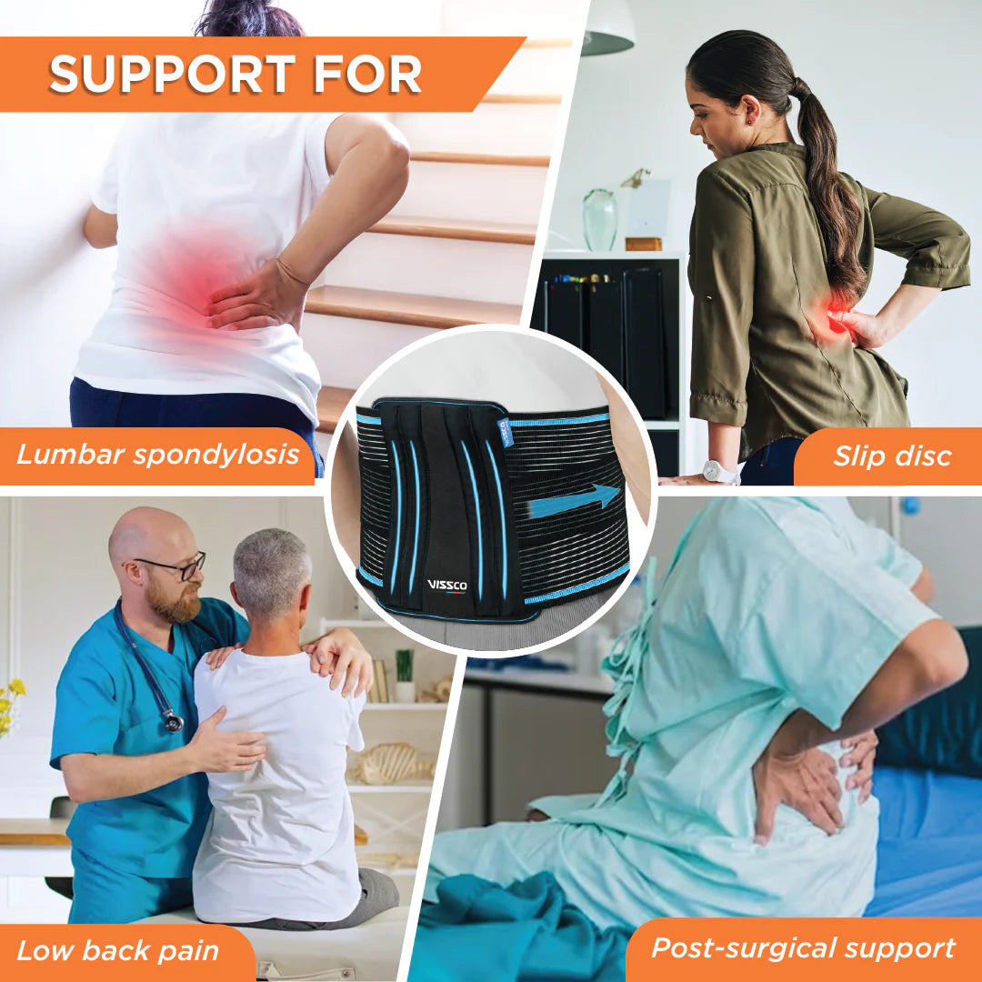 VISSCO PRO Lumboset Advance 2103 – Lumbosacral Support | Low Back Pain Relief