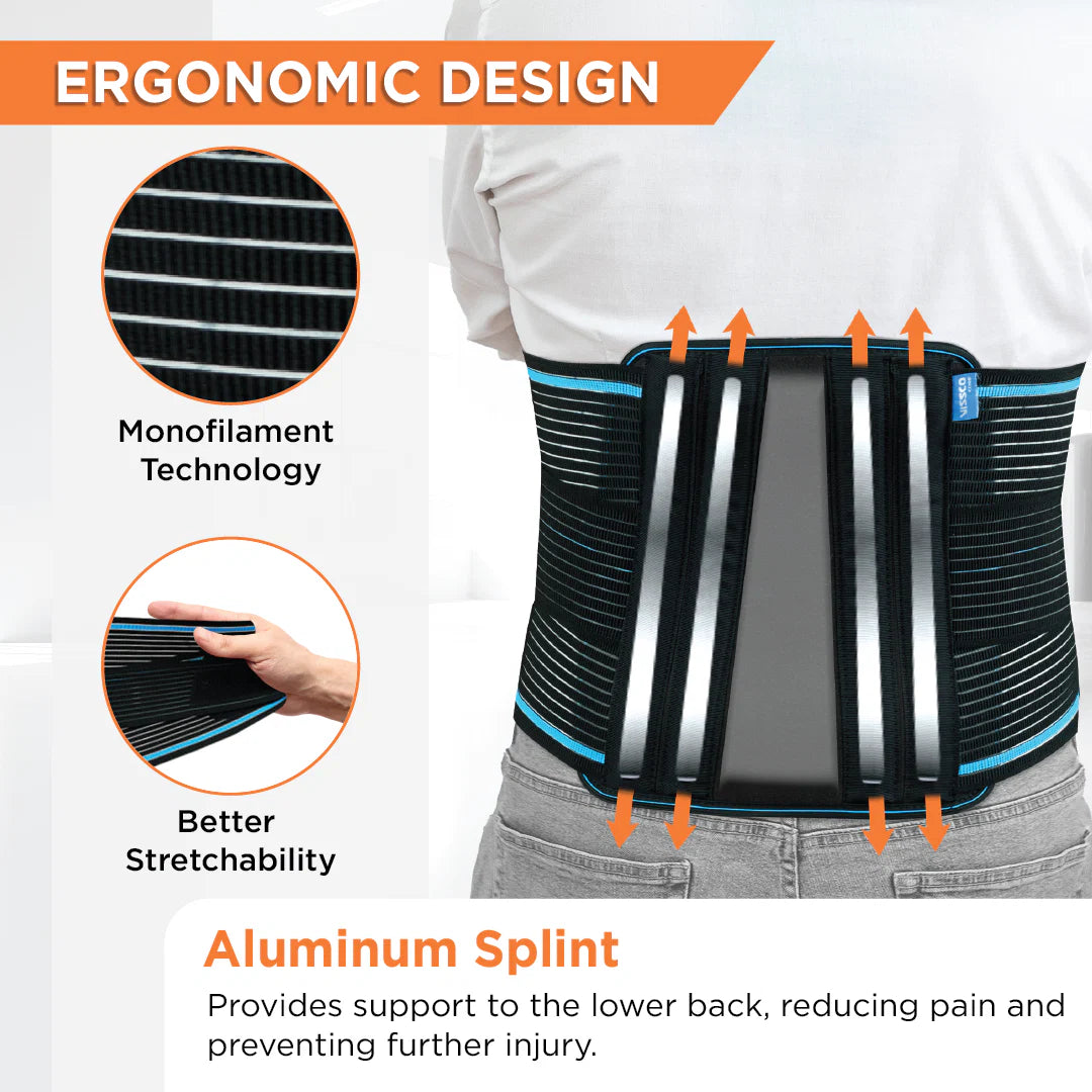 VISSCO PRO Lumboset Advance 2103 – Lumbosacral Support | Low Back Pain Relief