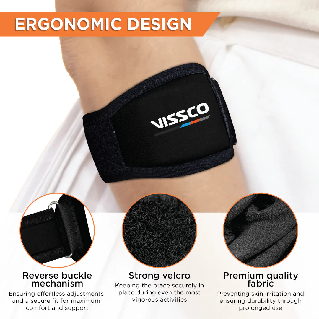 Vissco Tennis Elbow Support 2617 – Targeted Silicone Pressure Pad