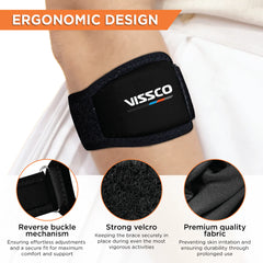 Vissco Tennis Elbow Support 2617 – Targeted Silicone Pressure Pad