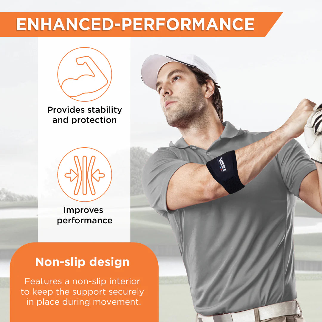 Vissco Tennis Elbow Support 2617 – Targeted Silicone Pressure Pad