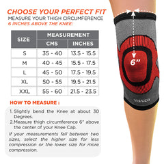 Vissco 3D Knee Cap with Donut Padding (PC 2705) – Advanced Patella Support & Pain Relief Brace