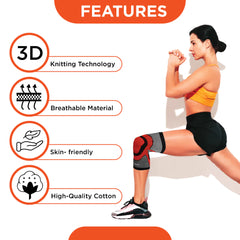 Vissco 3D Knee Cap with Donut Padding (PC 2705) – Advanced Patella Support & Pain Relief Brace