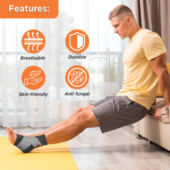 Vissco ANKLER (PC 2708) – 3D Compression Ankle Support for Sprain, Swelling & Injury Recovery