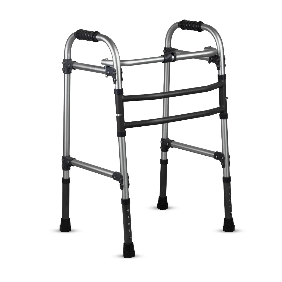 Vissco Max Walker PC 2901 – Height Adjustable Foldable Walker for Elderly & Patients | Universal Size