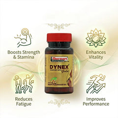 Dynex Gold 60 Capsules with Basant Kusumakar Ras – Ayurvedic Blood Sugar Support Supplement