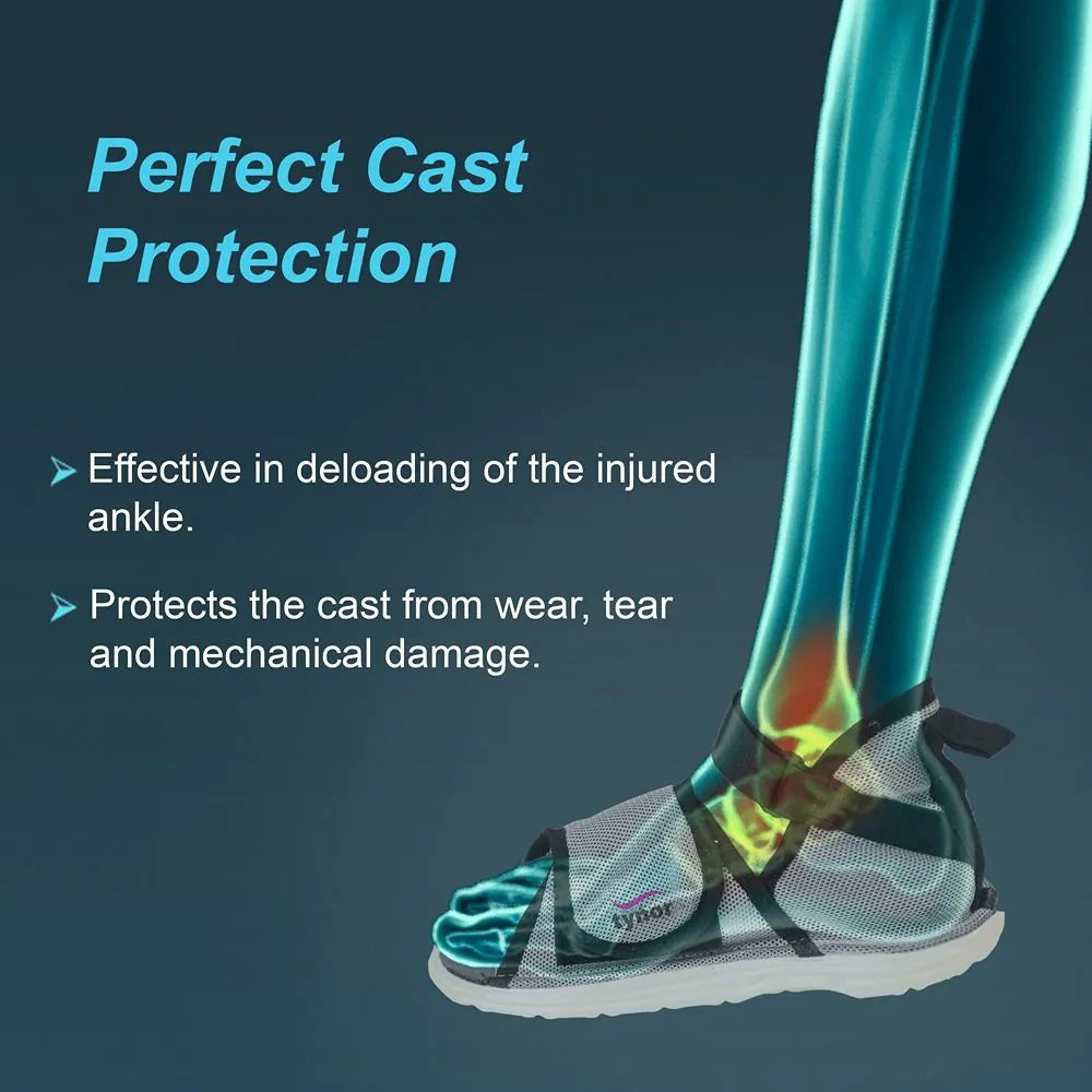 Tynor Cure Cast Shoe (Rocker Sole) C-08