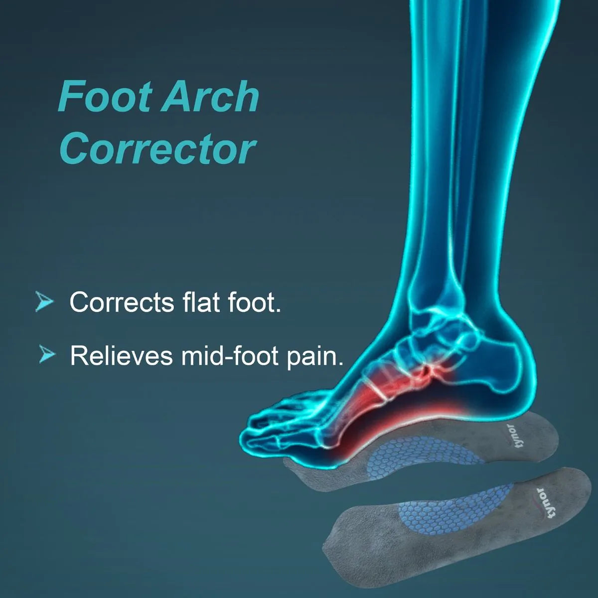 Medial Arch Orthosis Pair – Adult (K-10)