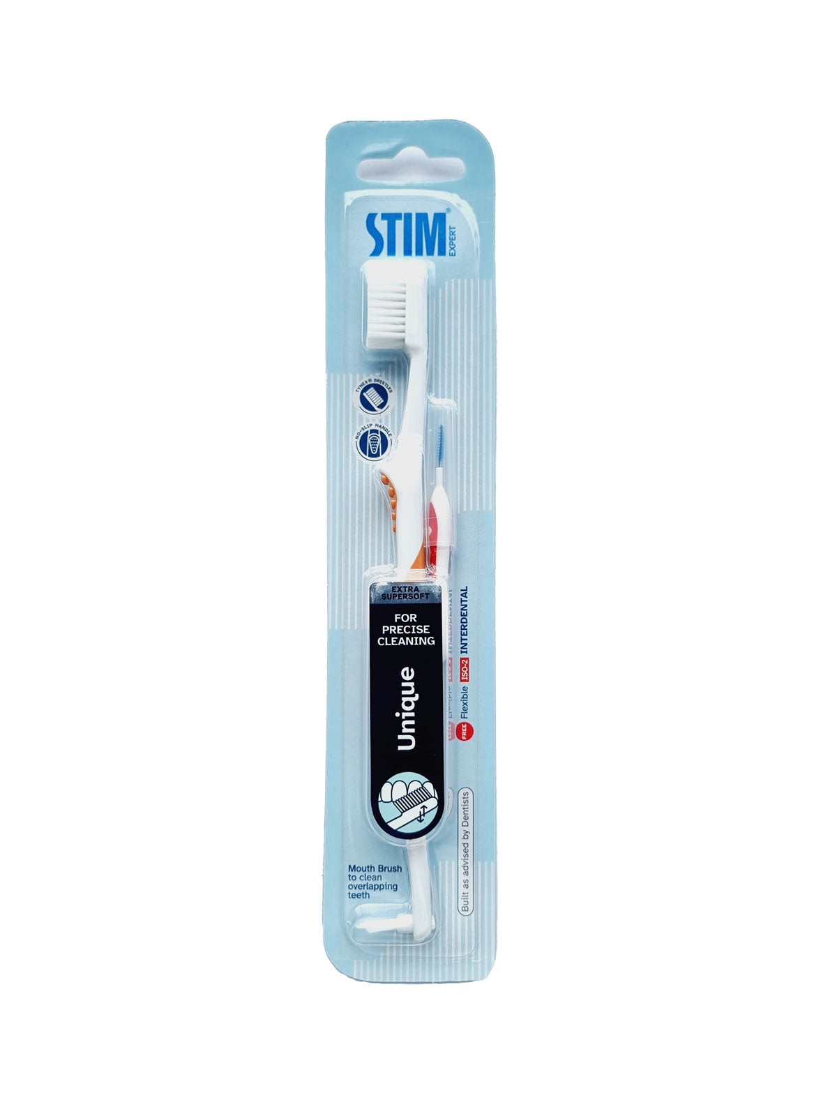 DENT AIDS STIM Unique-MB Extra Super Soft Toothbrush (Pack Of 4)