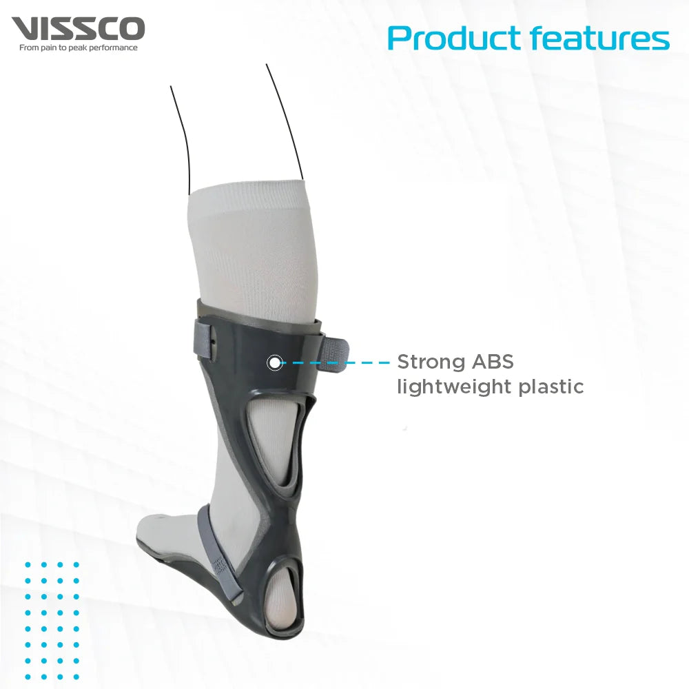 VISSCO Ankle Foot Orthoses AFO 0740 – Foot Drop Support | Rigid Lightweight
