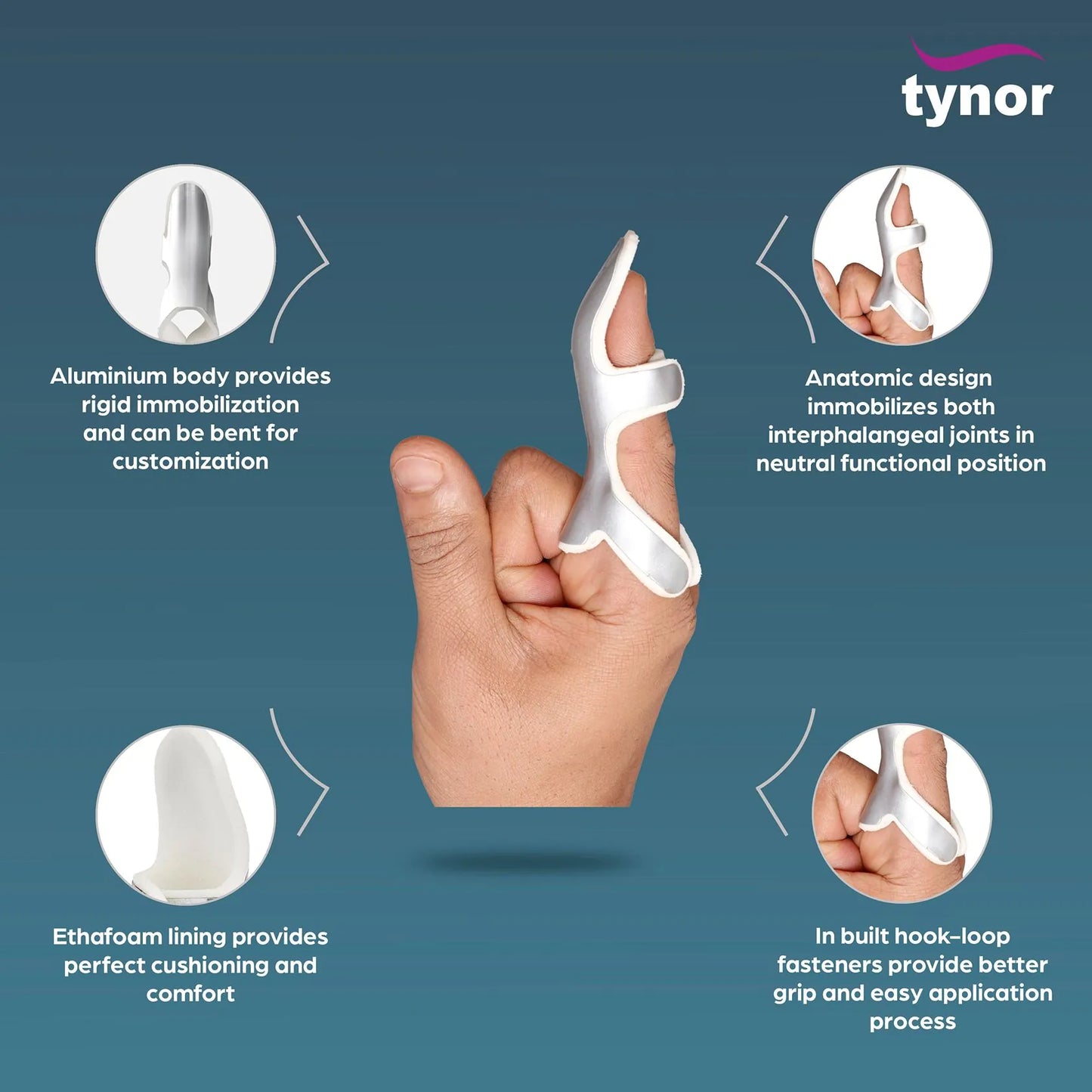 Tynor Frog Splint – Finger Immobilization Support (Ref F-04)