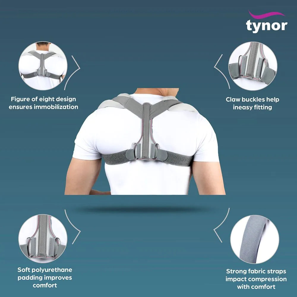 Tynor Cure Clavicle Brace with Fastening Tape (Ref C-05)
