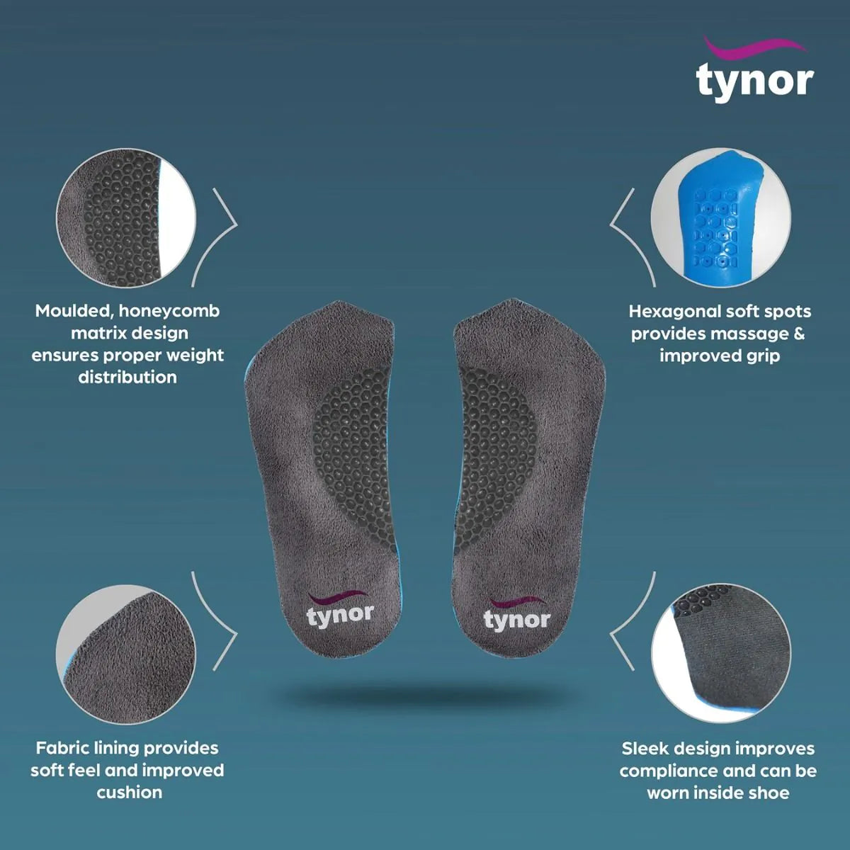 Medial Arch Orthosis Pair – Adult (K-10)