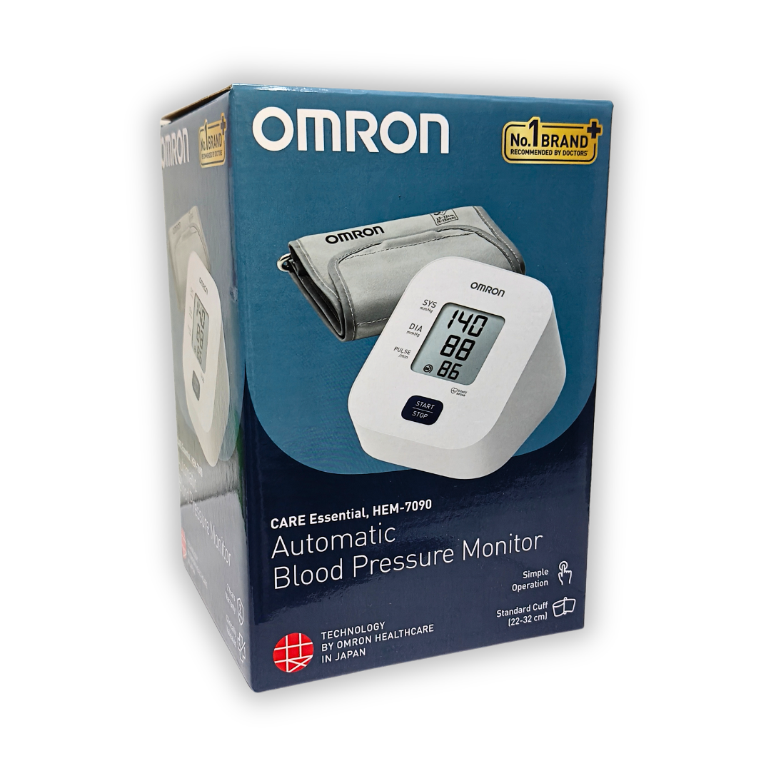 Omron HEM-7090 Automatic Blood Pressure Monitor – Digital Upper Arm BP Machine with IntelliSense Technology | 2 Year Warranty
