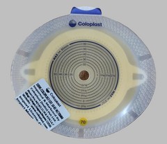 Coloplast 10387 Sensura Maxi Transparent 70mm and 10045 Sensura Extended Wear Base Plate 70mm (10-65mm)