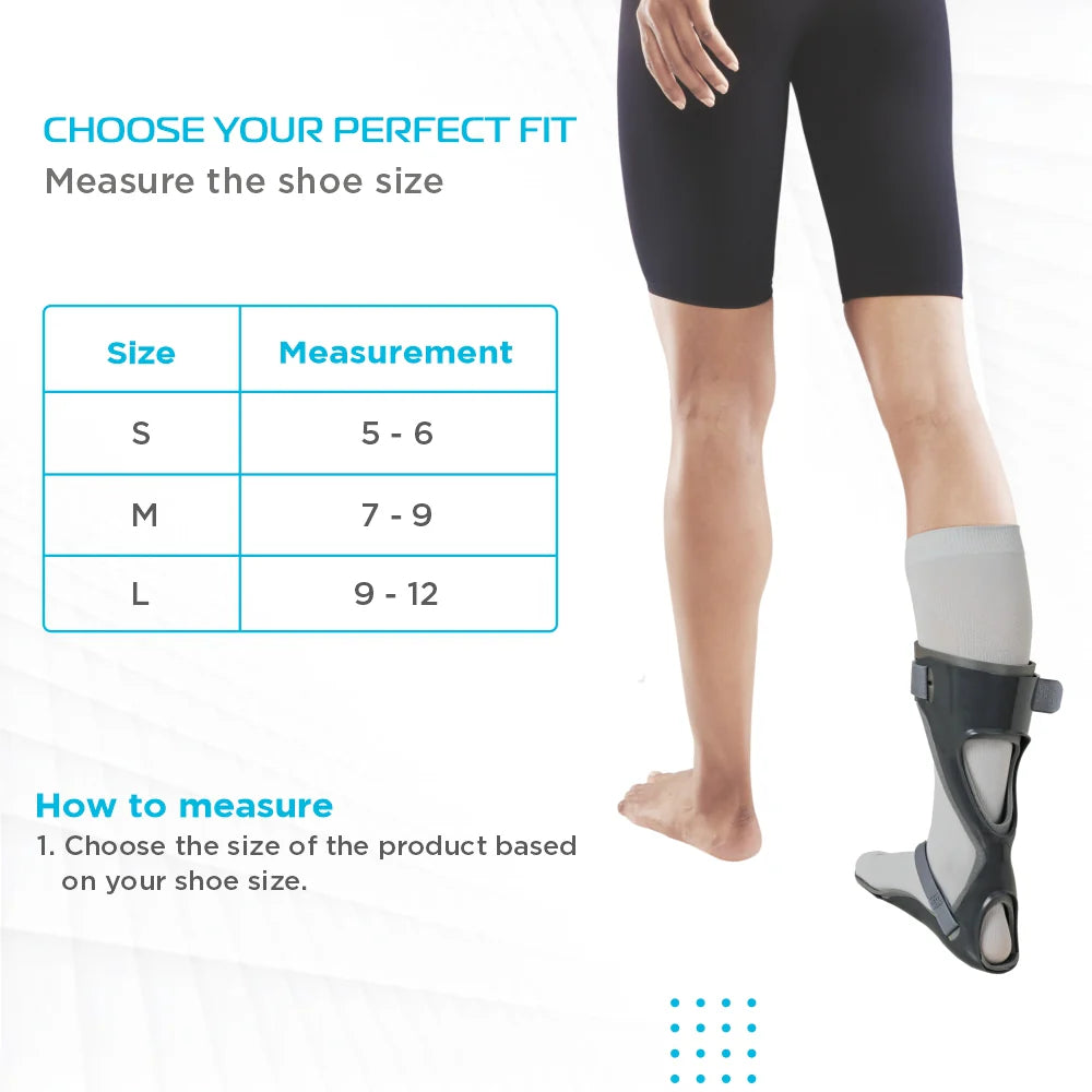 VISSCO Ankle Foot Orthoses AFO 0740 – Foot Drop Support | Rigid Lightweight