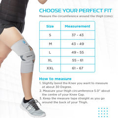 VISSCO CORE Knee Support – Mild Support with Loop Elastic Technology 0704