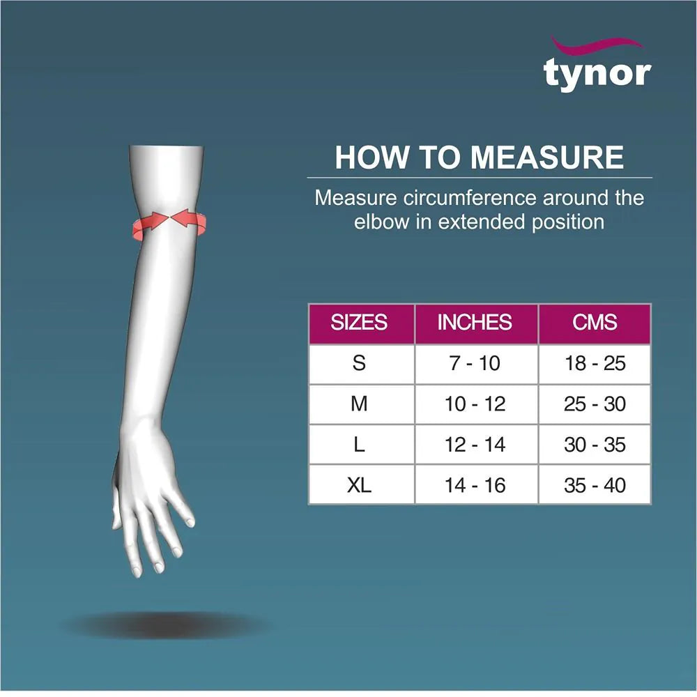 Tynor Elbow Support Elastic – E-11 Latex Free