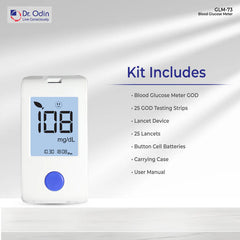 Dr. Odin Blood Glucose Monitoring System – Model GLM-73 (GOD Enzyme Technology)