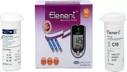 Element Blood Glucose 50 Test Strips