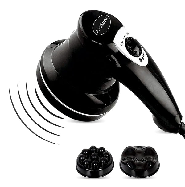 ACCUSURE Body Massager MG-01 – Electric Muscle Massager | 2 Massage Heads