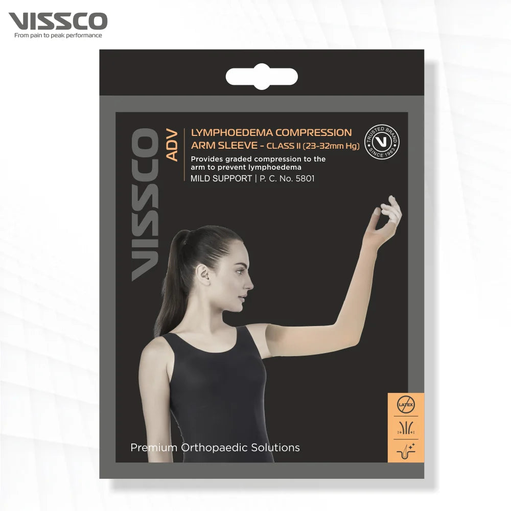 Vissco Lymphoedema Compression Arm Sleeve Class II 5801 – 23–32 mmHg