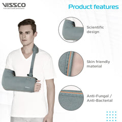 Vissco Tropical Arm Sling 0820 – Breathable Arm Support for Injury & Fracture