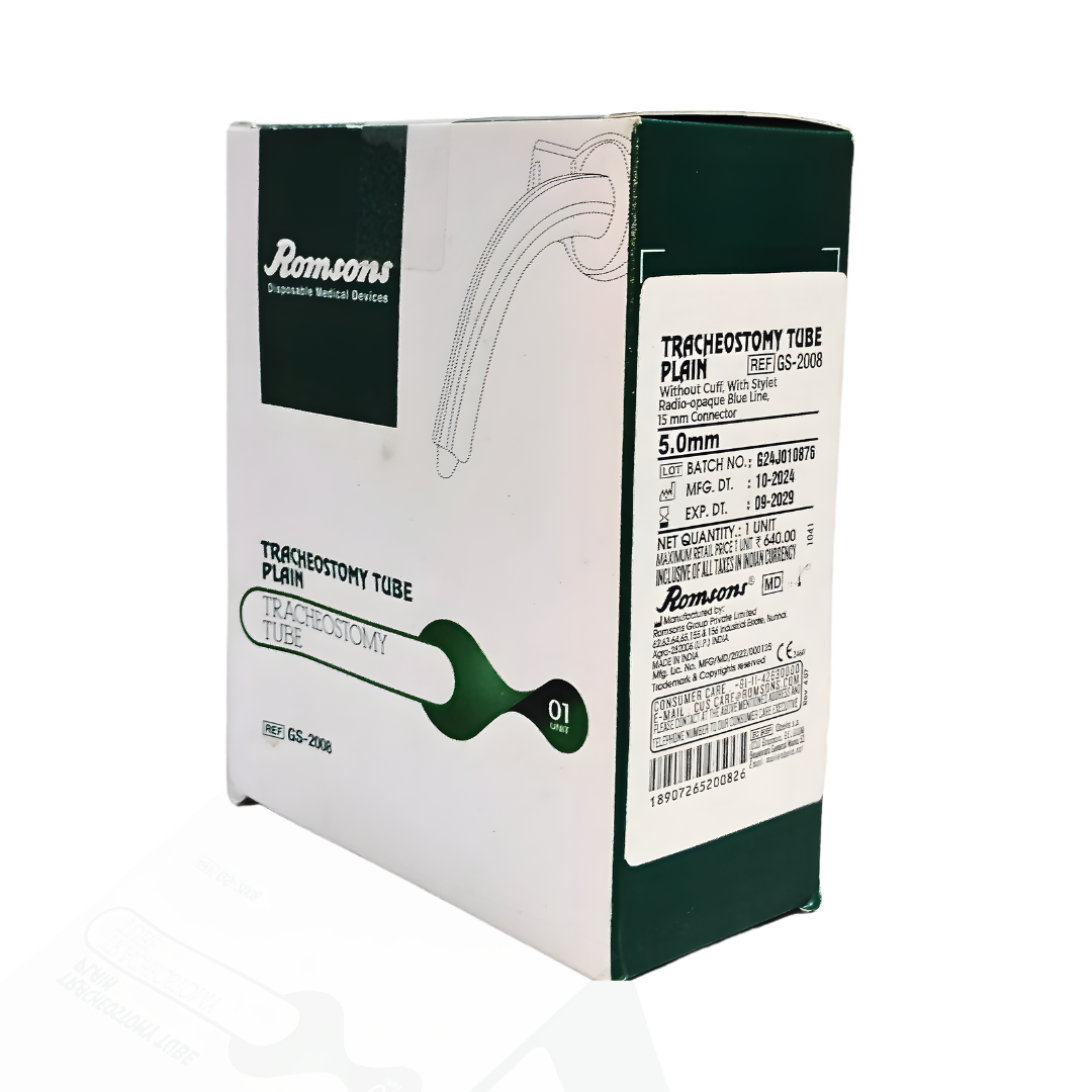 Romsons Tracheostomy Tube Plain (GS-2008)
