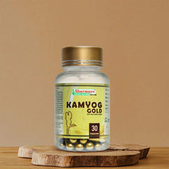 Sharmayu Kamyog Gold Capsules – 30 Capsules | Ayurvedic Men's Vitality & Wellness Supplement