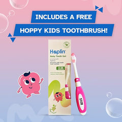 Hoplin Baby Tooth Gel – Grape Flavour – Pack (80g Each) | 6 to 36 Months | Fluoride-Free & Safe if Swallowed