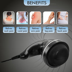 ACCUSURE Body Massager MG-01 – Electric Muscle Massager | 2 Massage Heads