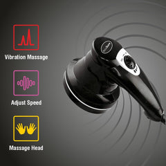 ACCUSURE Body Massager MG-01 – Electric Muscle Massager | 2 Massage Heads