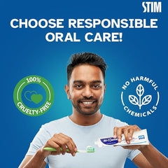 STIM Ri-namel Enamel Repair Toothpaste | Strengthens Enamel & Gum Health | Hydroxyapatite + Fluoride Formula | 80g for Daily Use