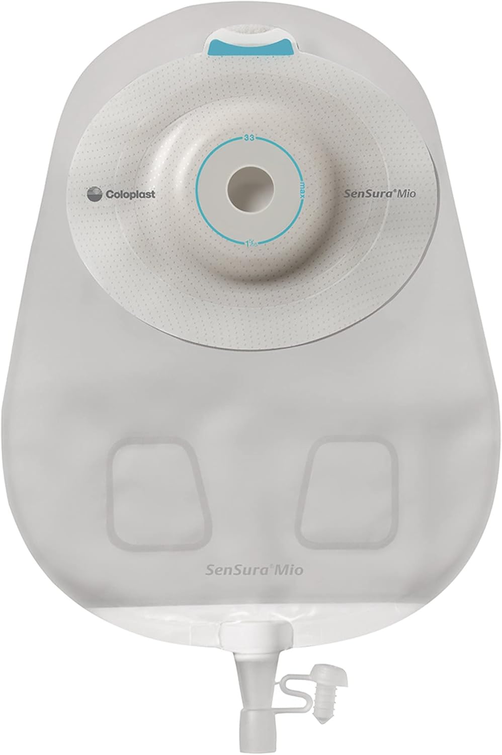 Coloplast SenSura Mio 1-Piece Soft Convex Transparent Urostomy Bag 16810 (10–50 mm)
