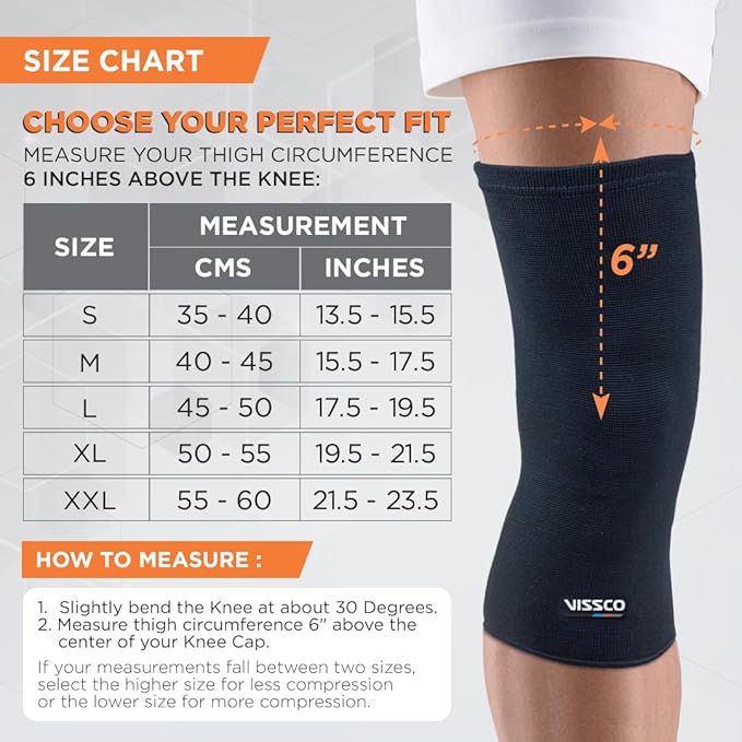 VISSCO PRO Spro Knee Cap 2700– Mild Support for Sports & Daily Activity