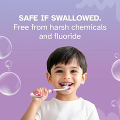 Hoplin Baby Tooth Gel – Grape Flavour – Pack (80g Each) | 6 to 36 Months | Fluoride-Free & Safe if Swallowed