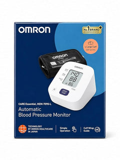 Omron Automatic Blood Pressure Monitor HEM-7090-L – Digital BP Machine with Large Cuff (22–42 cm) | 2 Year Warranty