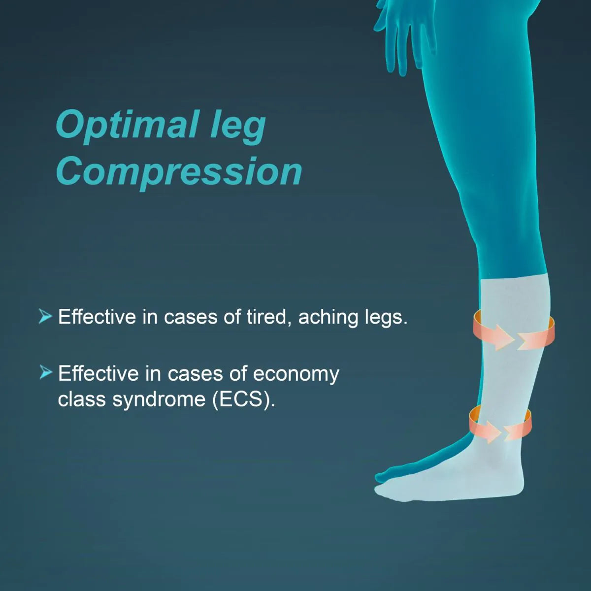 Tynor Medical Compression Stockings Knee High – Class 2 (23–32 mmHg ...