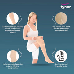 Tynor Medical Compression Stockings Knee High – Class 2 (23–32 mmHg) I-67