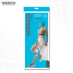 Vissco Elastic Hinged Knee Brace with Open Patella – Moderate Support for ACL, Meniscus & Post-Surgery