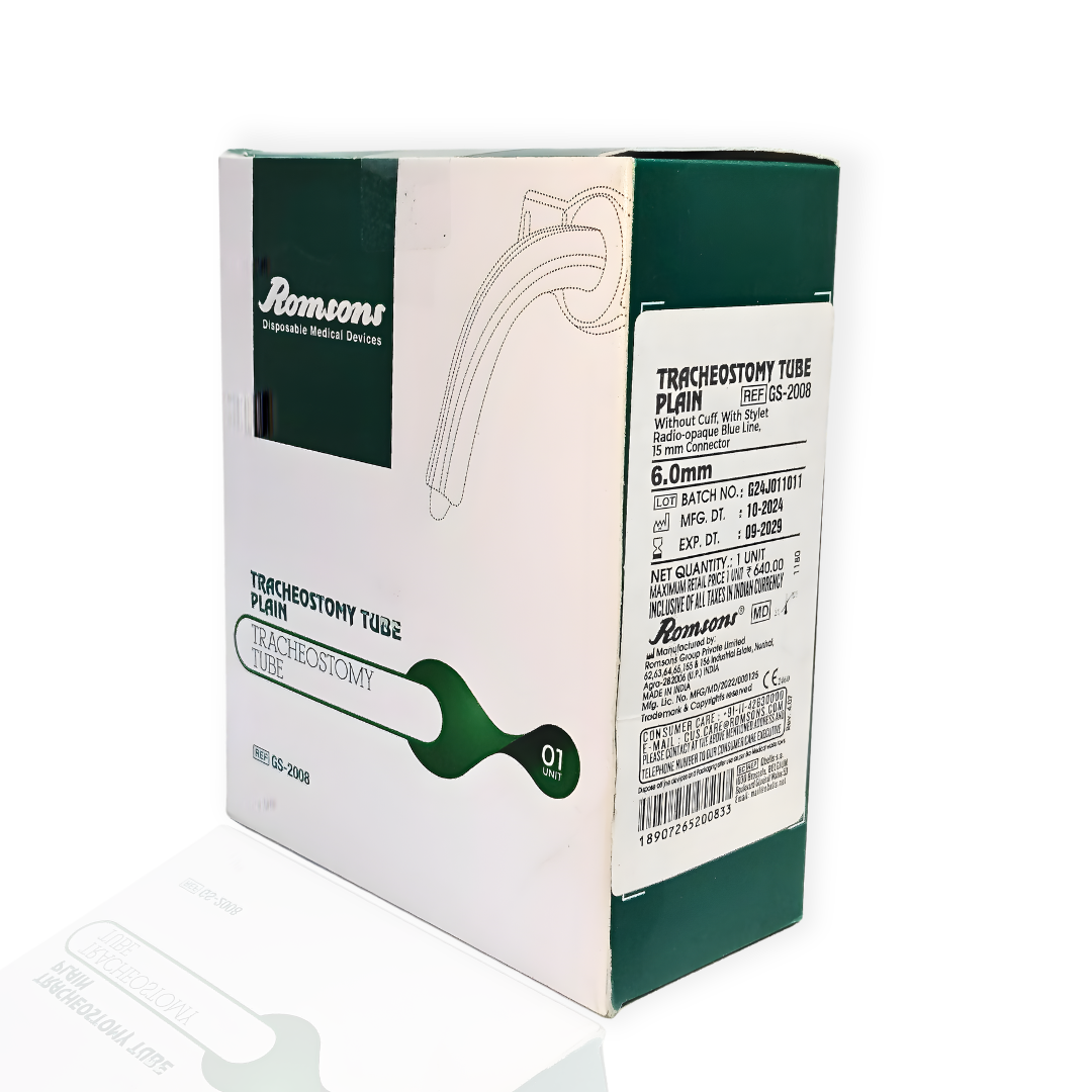 Romsons Tracheostomy Tube Plain (GS-2008)