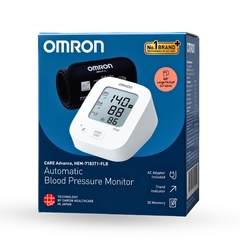 Omron HEM-7183T1-FLB Automatic Blood Pressure Monitor with Bluetooth & AC Adapter