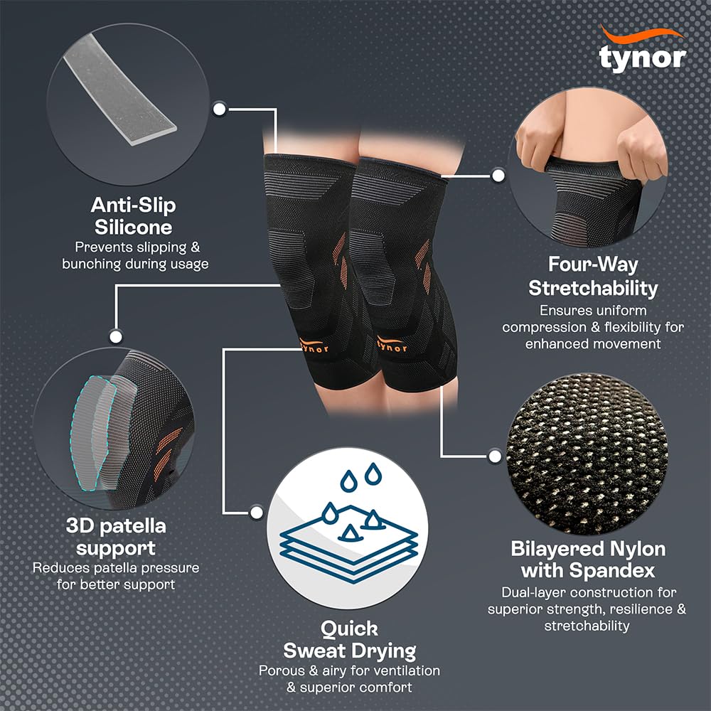 Tynor Sport Knee Cap Air Pro (Pair)