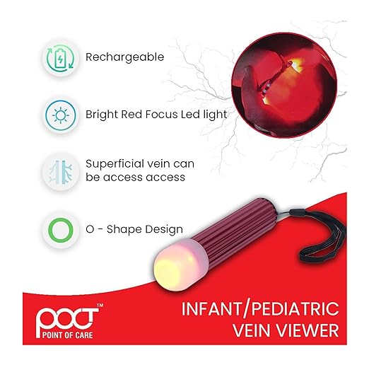 POCT Pediatric Vein Viewer Rechargeable LED Vein Locator PHI50