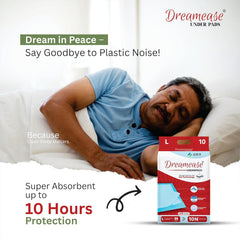 Dreamease Underpads – Leak Solution with Gel Technology (Large 60×90 cm