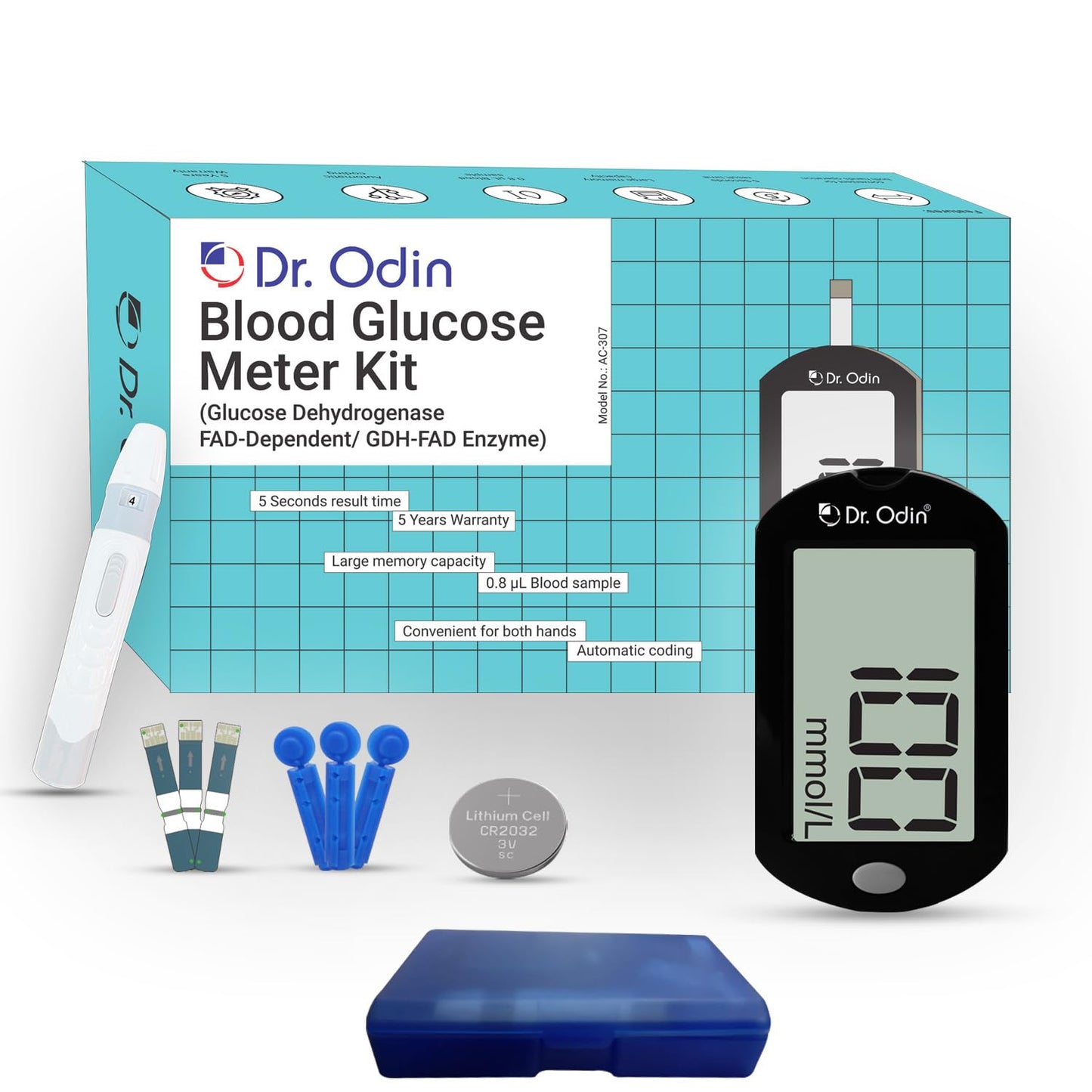 Dr. Odin Blood Glucose Meter – Model AC-307