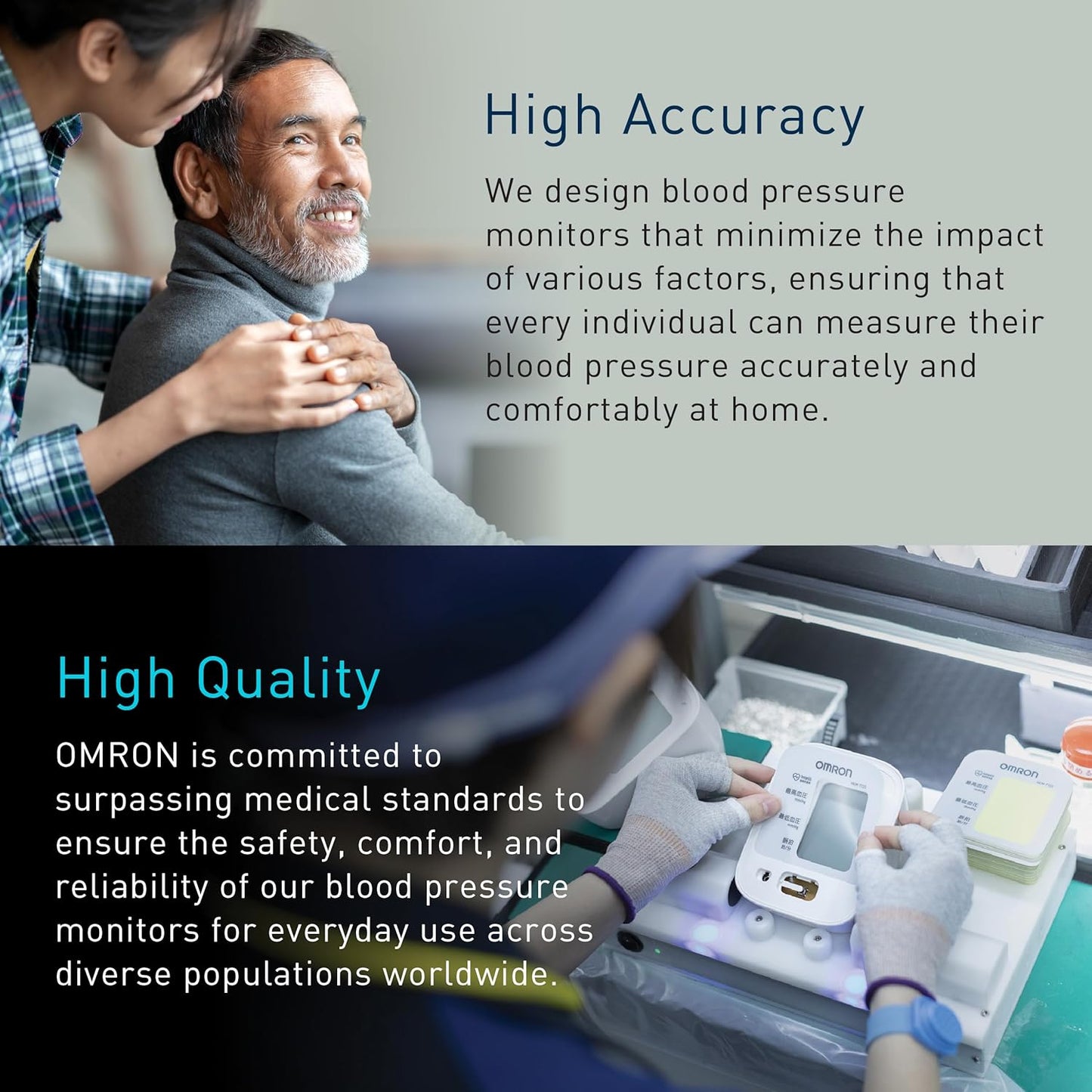 Omron HEM-7183T1-FLB Automatic Blood Pressure Monitor with Bluetooth & AC Adapter
