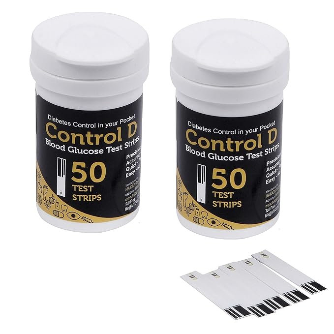 Control D Blood Glucose Test Strips